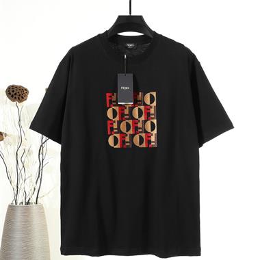 FENDI   2026夏季新款短袖T恤  尺寸偏大