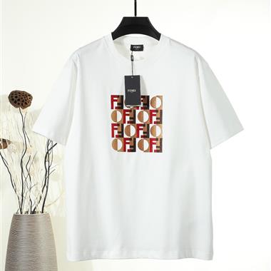 FENDI   2026夏季新款短袖T恤  尺寸偏大