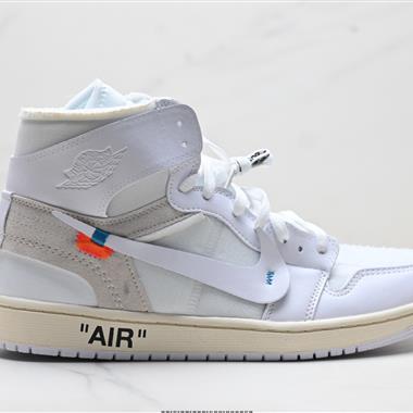Off White x Nike Air Jordan 1 Retro High OG AJ1 百搭休閒文化運動籃球鞋