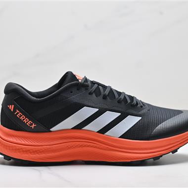Adidas Terrex Agravic LT 系帶緩震輕質 舒適百搭 低幫馬拉松運動跑步鞋