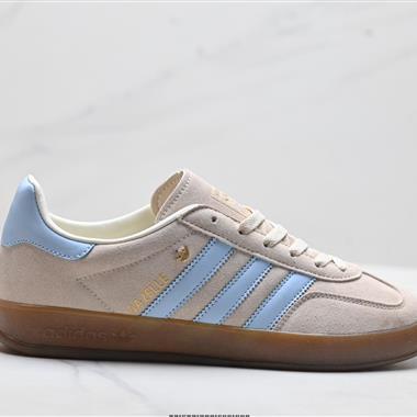 Adidas Originals Gazelle INdoor 三葉草休閒防滑耐磨低幫板鞋