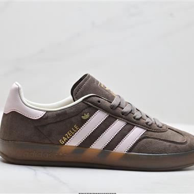 Adidas Originals Gazelle INdoor 三葉草休閒防滑耐磨低幫板鞋