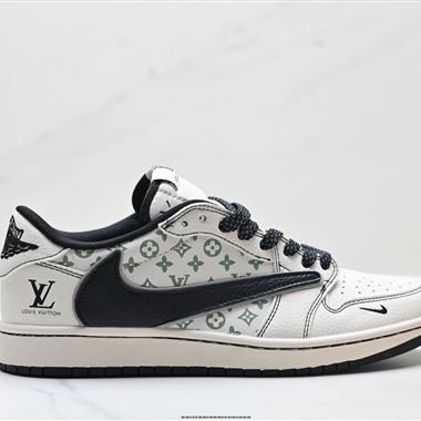 Nike Air Jordan 1 x Travis Scott AJ1 低幫文化籃球鞋