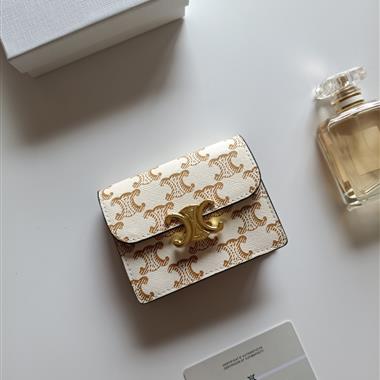 CELINE    2026新款時尚皮夾  尺寸：10.5x8.5x3CM