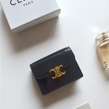CELINE    2026新款時尚皮夾  尺寸：10.5x8.5x3CM