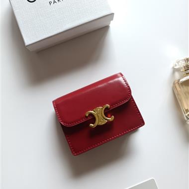 CELINE    2026新款時尚皮夾  尺寸：10.5x8.5x3CM