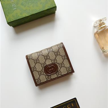 GUCCI   2026新款時尚皮夾  尺寸：11*8*3CM