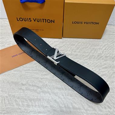 LOUIS VUITTON     2026新款時尚皮帶   4.0CM