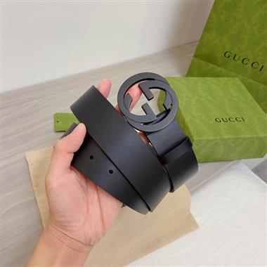 GUCCI   2026新款時尚皮帶   3.8CM