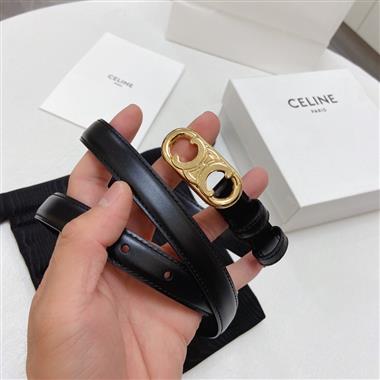 CELINE   2026新款時尚皮帶   1.8CM