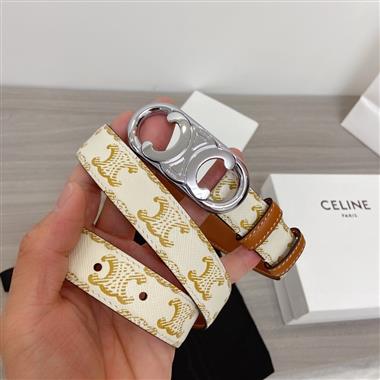 CELINE   2026新款時尚皮帶   2.5CM