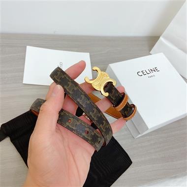 CELINE   2026新款時尚皮帶   1.8CM