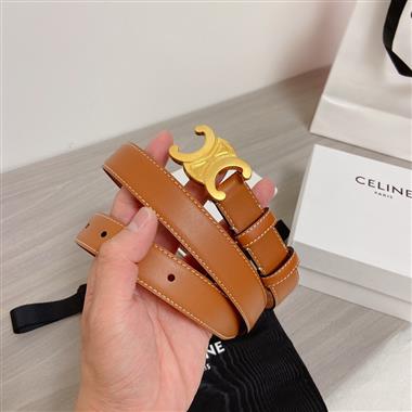CELINE   2026新款時尚皮帶   2.5CM