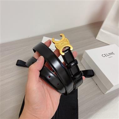 CELINE   2026新款時尚皮帶   2.5CM