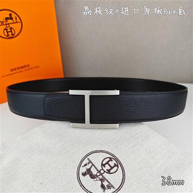 HERMES   2026新款時尚皮帶   3.8CM