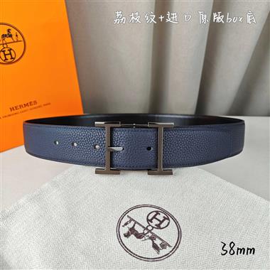 HERMES   2026新款時尚皮帶   3.8CM