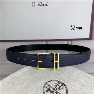 HERMES   2026新款時尚皮帶   3.2CM