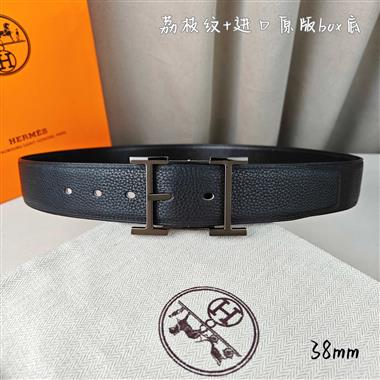 HERMES   2026新款時尚皮帶   3.8CM