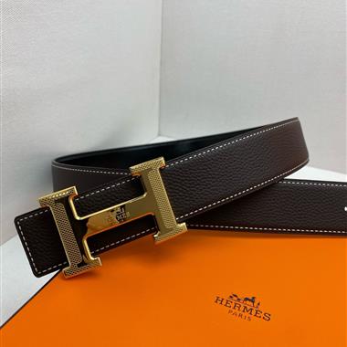 HERMES   2026新款時尚皮帶   3.8CM