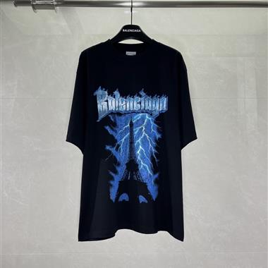 Balenciaga    2026夏季新款短袖T恤  尺寸偏大