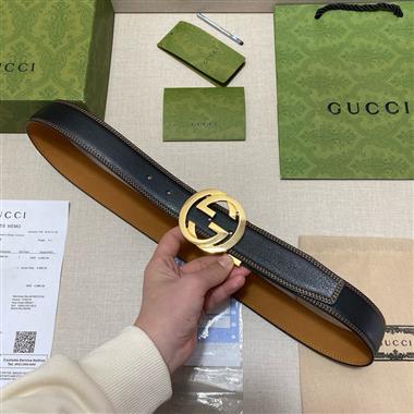 GUCCI   2026新款時尚皮帶  3.8CM