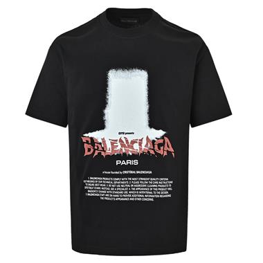Balenciaga   2026夏季新短袖T恤   尺寸偏大