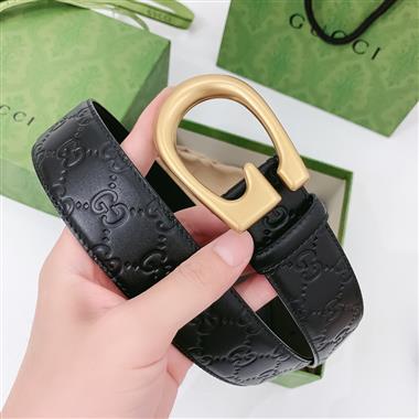 GUCCI   2026新款時尚皮帶  4.0CM