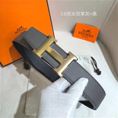 HERMES   2026新款時尚皮帶   3.8CM