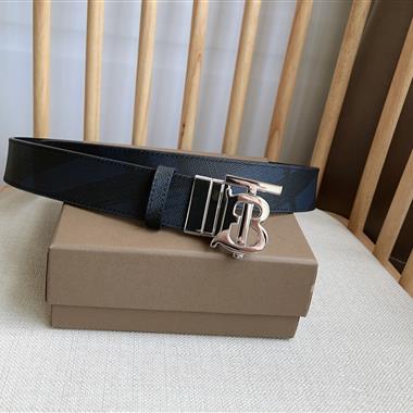 BURBERRY   2026新款時尚皮帶  3.5CM