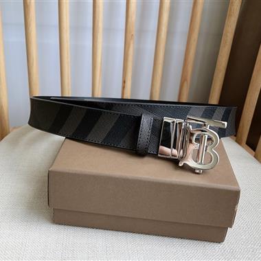 BURBERRY   2026新款時尚皮帶  3.5CM