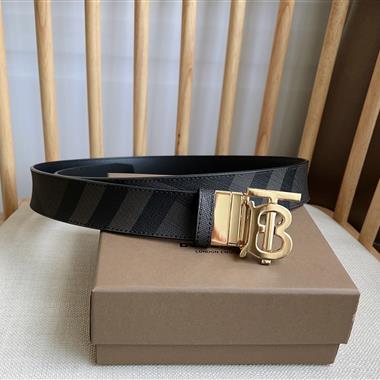 BURBERRY   2026新款時尚皮帶  3.5CM