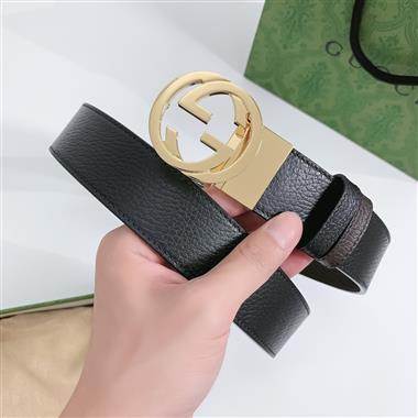GUCCI   2026新款時尚皮帶  3.8CM
