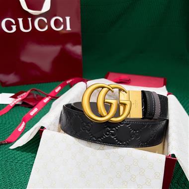 GUCCI   2026新款時尚皮帶  3.8CM