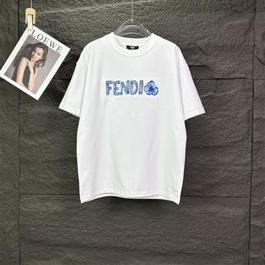 FENDI   2026夏季新款短袖T恤  尺寸偏大