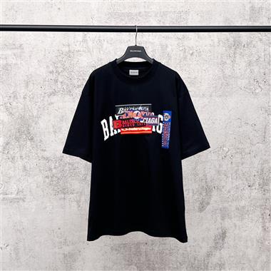 Balenciaga   2026夏季新款短袖T恤   尺寸偏大