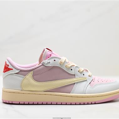 Nike Air Jordan 1 x Travis Scott AJ1 低幫文化籃球鞋
