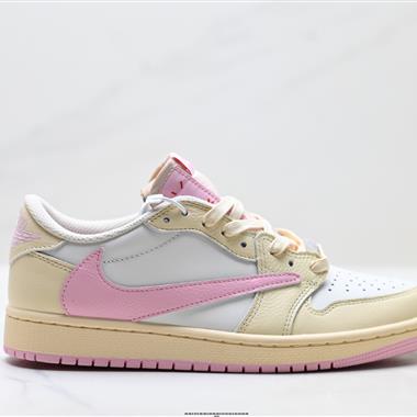 Nike Air Jordan 1 x Travis Scott AJ1 低幫文化籃球鞋