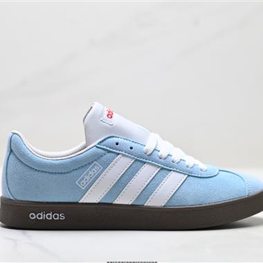 Adidas VL Court 2.0 絨面麂皮防滑耐磨輕便低幫板鞋