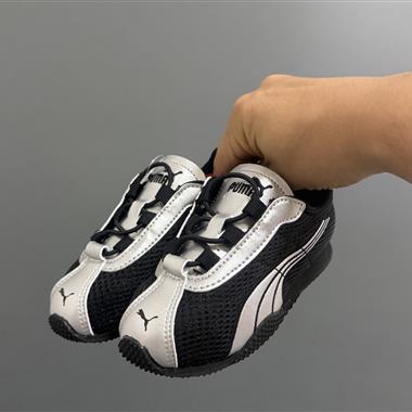 Puma 新款T頭松緊帶網面賽車涼鞋休閒鞋
