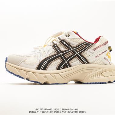 Asics 飛織鏤空網面鬼一腳蹬童鞋