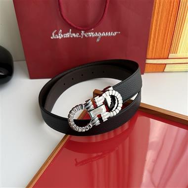 Ferragamo   2026新款時尚皮帶   3.5CM