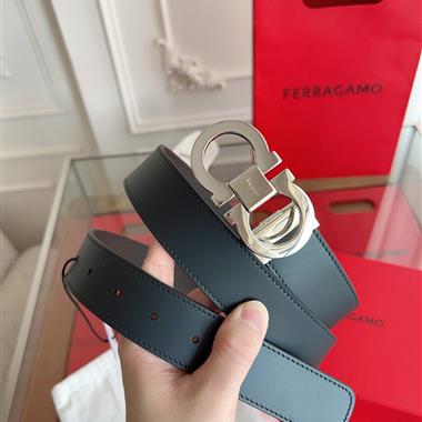 Ferragamo   2026新款時尚皮帶   3.5CM