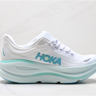 HOKA ONE ONE Bondi 9 復古舒適防滑耐磨 低幫 山地戶外跑步鞋