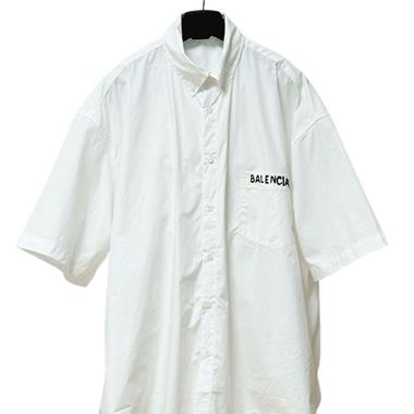 Balenciaga   2026夏季新款短袖襯衫   尺寸偏大