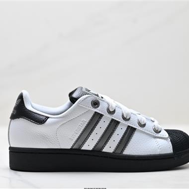 Adidas Originals Superstar貝殼頭系列低幫經典百搭休閒運動板鞋