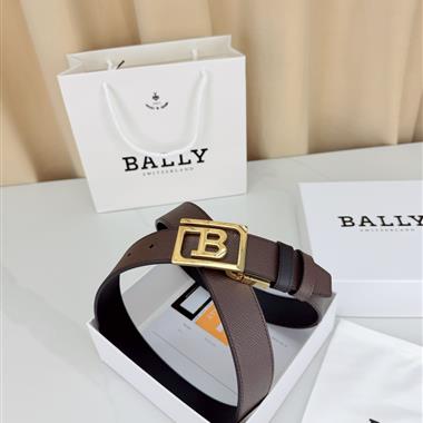 BAALLY   2026新款時尚皮帶  3.4CM