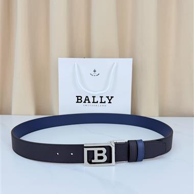 BAALLY   2026新款時尚皮帶  3.4CM
