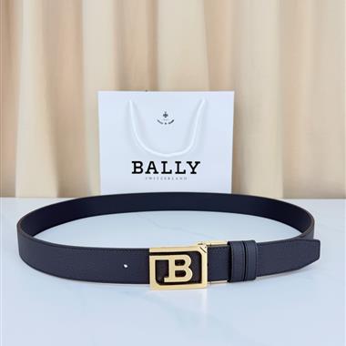 BAALLY   2026新款時尚皮帶  3.4CM