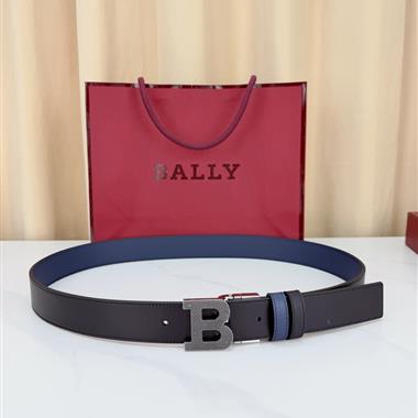BAALLY   2026新款時尚皮帶  3.4CM