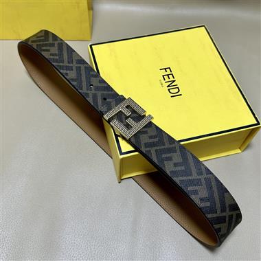FENDI   2026新款時尚皮帶   4.0CM